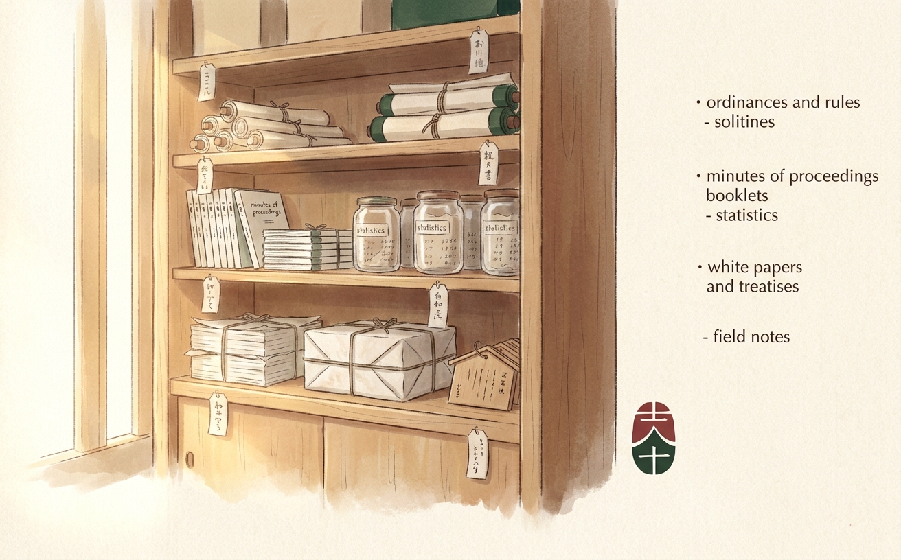 ナレッジベース ― 議員の手元に集まる情報を棚に整える